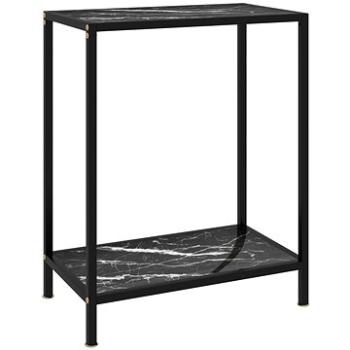 SHUMEE 2 černý 60 × 35 × 75 cm tvrzené sklo (322830)