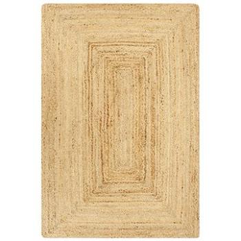 Ručně vyráběný koberec juta přírodní 120x180 cm (133729)