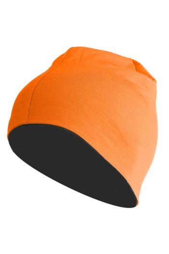 Lasting merino čepice BONY oranžovo černá Velikost: L/XL