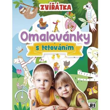 JIRI MODELS ZVÍŘÁTKA Omalovánky s tetováním, mix, velikost