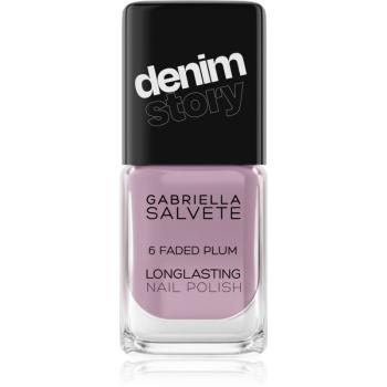 Gabriella Salvete Denim Story dlouhotrvající lak na nehty odstín 06 Faded Plum 11 ml