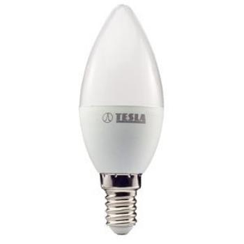 TESLA - LED CL140530-7, žárovka CANDLE svíčka, E14, 5W, 230V, 400lm, 25 000h, 3000K teplá bílá,