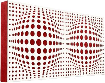 Mega Acoustic FiberPRO120 AcouSphere White/Red Absorpční dřevěný panel