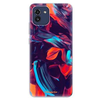 Odolné silikonové pouzdro iSaprio - Color Marble 19 - Samsung Galaxy A03