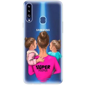 iSaprio Super Mama - Two Girls pro Samsung Galaxy A20s (smtwgir-TPU3_A20s)