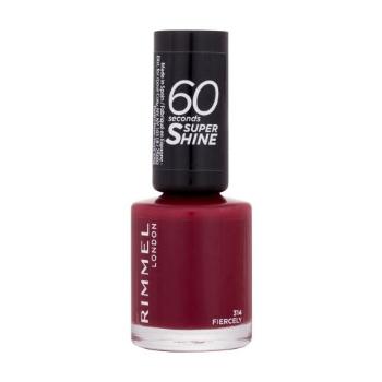 Rimmel London 60 Seconds Super Shine 8 ml lak na nehty pro ženy 314 Fiercely