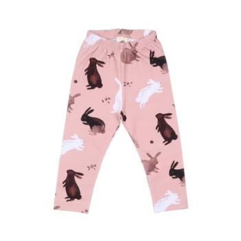 Wal kiddy Legíny Happy Rabbit s old pink