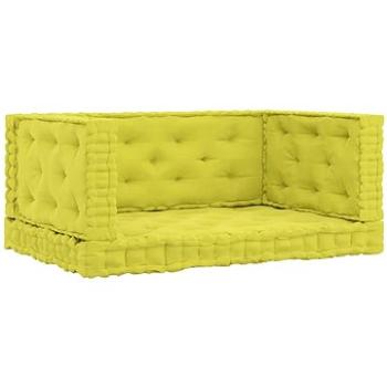 Podušky na nábytek z palet 4 ks jablkově zelené bavlna (3068631)