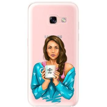 iSaprio Coffe Now - Brunette pro Samsung Galaxy A3 2017 (cofnobru-TPU2-A3-2017)