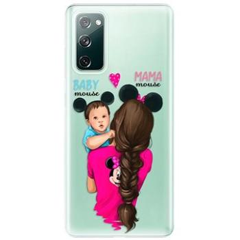 iSaprio Mama Mouse Brunette and Boy pro Samsung Galaxy S20 FE (mmbruboy-TPU3-S20FE)