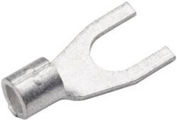 Vidlicové kabelové oko Cimco 180546, 4 mm², 6 mm², průměr otvoru 8.4 mm, bez izolace, kov, 1 ks