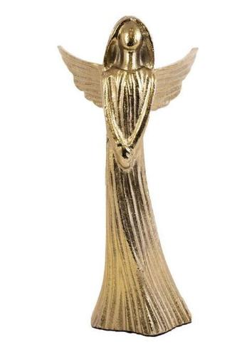 Bronzový antik kovový anděl Anael - 11*10*21 cm 001-11-044-S-BRONZE