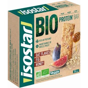 Isostar BIO PROTEIN BARS FÍKY / MED 3x30g Energetické bio tyčinky, dummy, velikost UNI