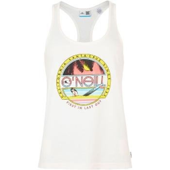 O'Neill CONNECTIVE GRAPHIC TANK TOP Dámské tílko, bílá, velikost XL