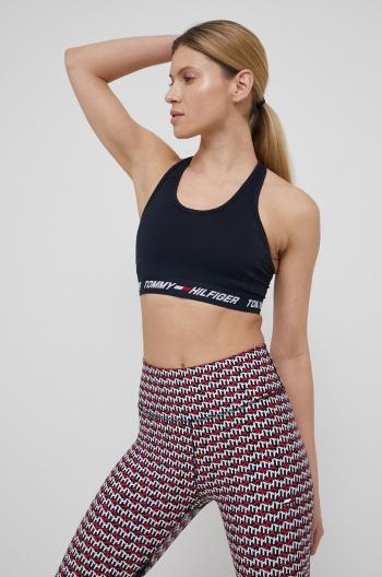 Sportovní podprsenka Tommy Hilfiger tmavomodrá barva