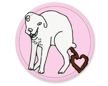 Placka Valentine dog