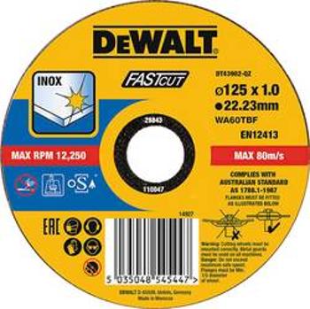 Řezný kotouč rovný Dewalt DT43902-QZ, DT43902 1 ks