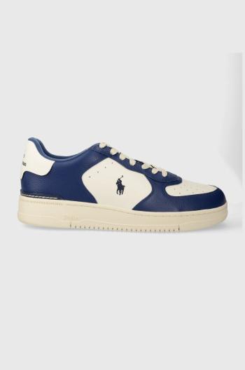 Kožené sneakers boty Polo Ralph Lauren Masters Crt tmavomodrá barva, 809931571001