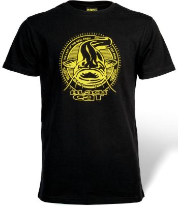 Black cat tričko established collection t-shirt - velikost s