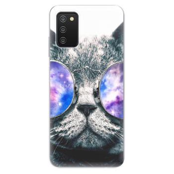 Odolné silikonové pouzdro iSaprio - Galaxy Cat - Samsung Galaxy A03s