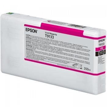 Epson T9133 purpurová (vivid magenta) originální cartridge