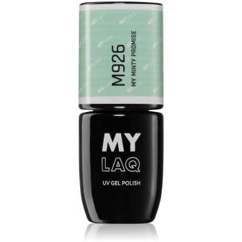 MYLAQ UV Gel Polish My Promise gelový lak na nehty odstín My Minty Promise 5 ml