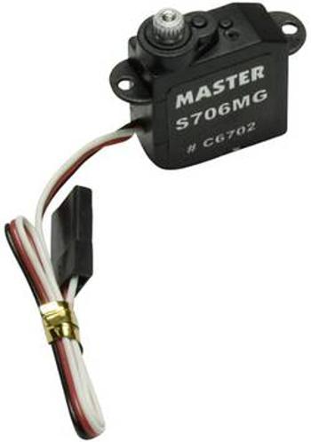 Master mini servo S706 MG analogové servo Materiál převodovky titan Zásuvný systém uni (Graupner/JR/Futaba)