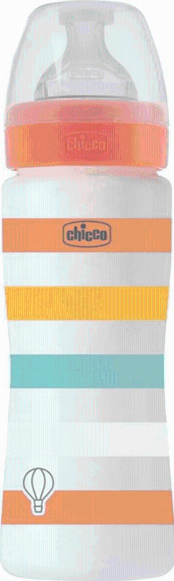 Chicco Láhev kojenecká Well-being silikon 330 ml uni