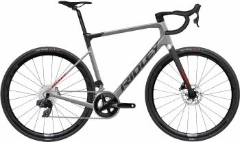 Ridley Grifn 12-Speed-Shimano GRX 800 2x12 Elephant Grey/Red M Shimano 2023 Gravel / Cyklokrosové kolo