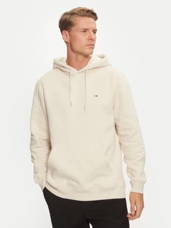 Tommy Jeans pánská béžová mikina - XXL (ACG)