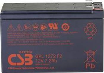 Olověný akumulátor CSB Battery GPL 1272 GPL1272-F2FR, 7.2 Ah, 12 V