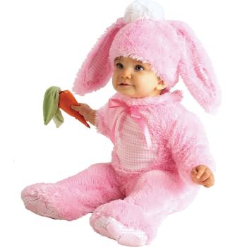 Rubie's Baby kostým Růžový králíček 6-12m