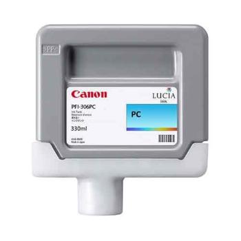 Canon PFI-306PC, 6661B001 foto azurová (photo cyan) originální cartridge