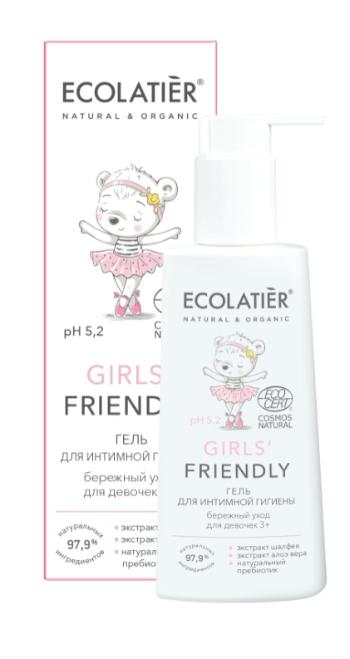 Čistící gel na intimní hygienu pro dívky s pH 5,2 - Girls Friendly - EcoLatier Organic Balení: 250 ml