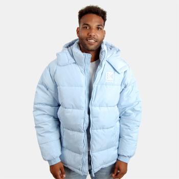 Zimní Bunda Karl kani Og Hooded Puffer Jacket light blue - M