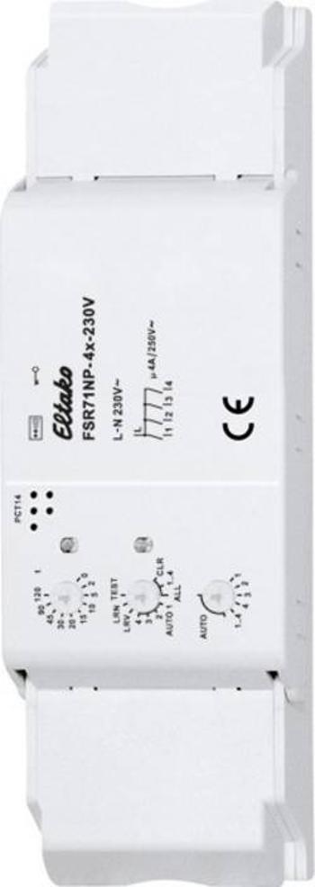 Eltako spínač pohonu FSR71NP-4x-230V 4kanálový na omítku Spínací výkon (max.) 1000 W Max. dosah 30 m