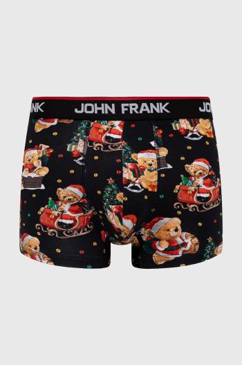 Boxerky John Frank pánské, černá barva