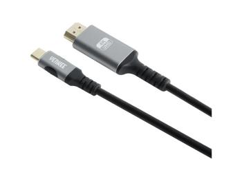 Kabel YENKEE YCU 430 USB-C/HDMI 4K 1,5m Black