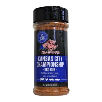 BBQ koření Kansas City Championship BBQ Rub 184g Three Little Pigs