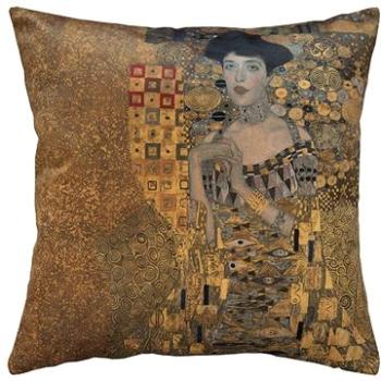 Scanquilt dekorační povlak na polštář Art Velvet klimt-portrét dámy (32188)