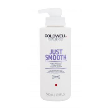 Goldwell Dualsenses Just Smooth 60sec Treatment 500 ml maska na vlasy pro ženy na nepoddajné vlasy
