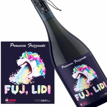 Víno Fuj, lidi – jednorožec (Druh Vína: Prosecco)