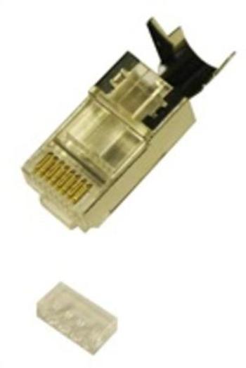 Konektor STP RJ45 (8p8c), Cat6A/Cat7, skládaný, drát, RJ4576ASOLSTP