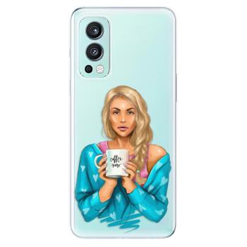 Odolné silikonové pouzdro iSaprio - Coffe Now - Blond - OnePlus Nord 2 5G