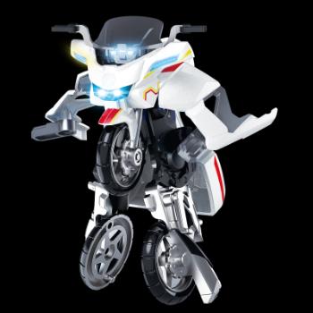 Robocarz - Motorbike 1:64 - bílo-modrý
