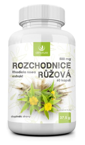 Allnature Rozchodnice růžová 500 mg 60 kapslí