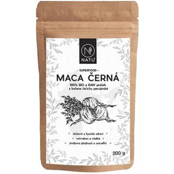 NATU Maca černá BIO prášek 200 g (8595653802788)