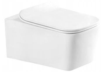 MEXEN York Závěsná WC mísa včetně sedátka s slow-slim, duroplast, bílá 30114000