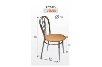 Metpol Jídelní židle Venus Metpol 87 x 50 x 46 cm Barva: satyna