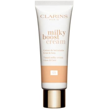 Clarins Milky Boost Cream rozjasňující BB krém odstín 03 Milky Cashew 45 ml